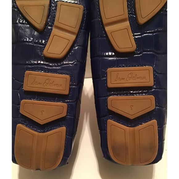 SAM EDELMAN FILLY PENNY LOAFER MOCCASIN  COBALT 8 - Picture 8 of 9